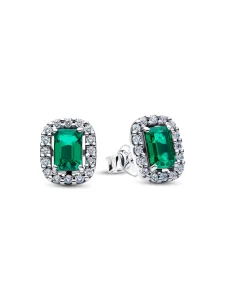 (image for) Pandora Sparkling Rectangular Stud Earrings - 294501C01