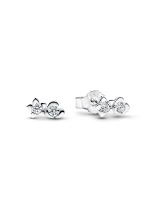 (image for) Pandora Talisman Sterling Silver Lab-Grown Diamond Heart & Star Stud Earrings - 294568C01