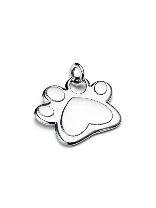 (image for) Pandora Engravable Paw Pet Collar Tag - 312268C00 - View 2