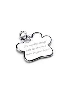 (image for) Pandora Engravable Paw Pet Collar Tag - 312268C00