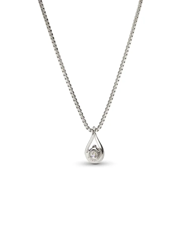(image for) Pandora Infinite 14k White Gold Lab-grown Diamond Pendant Necklace - 352188C01 - View 3