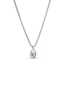 (image for) Pandora Infinite 14k White Gold Lab-grown Diamond Pendant Necklace - 352188C01