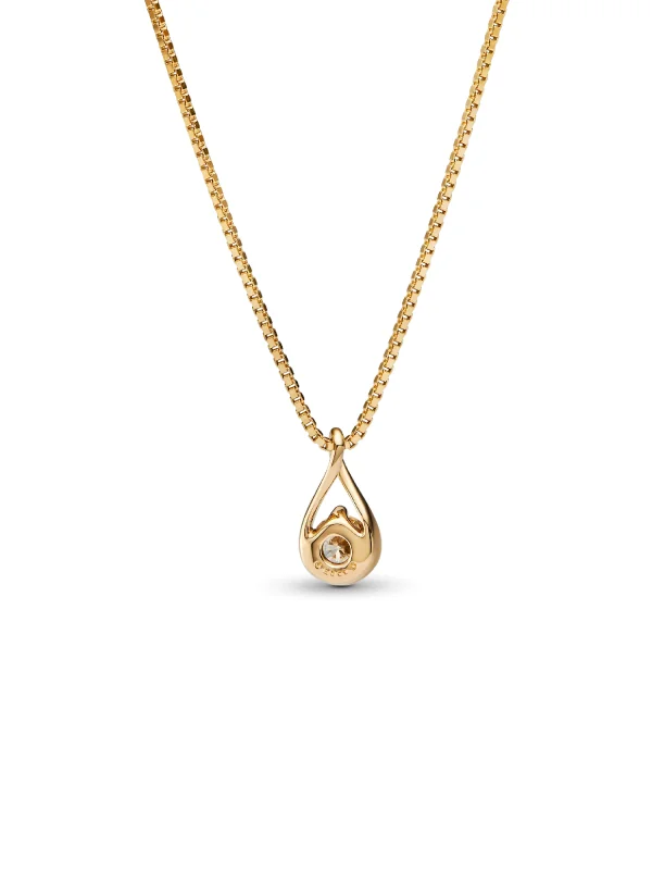 (image for) Pandora Infinite 14k Gold Lab-grown Diamond Pendant Necklace - 352189C01 - View 3