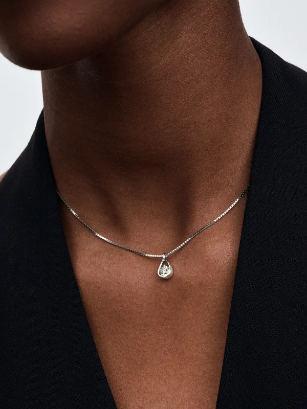 (image for) Pandora Infinite 14k White Gold Lab-grown Diamond Pendant Necklace - 352190C01 - View 3