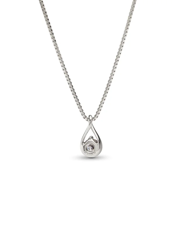 (image for) Pandora Infinite 14k White Gold Lab-grown Diamond Pendant Necklace - 352190C01 - View 5