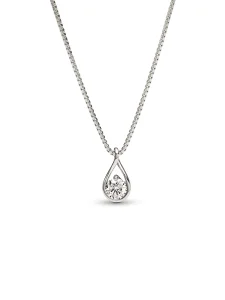 (image for) Pandora Infinite 14k White Gold Lab-grown Diamond Pendant Necklace - 352190C01