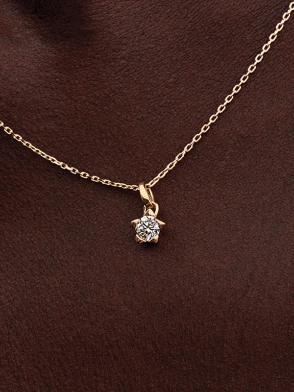 (image for) Pandora Talisman 14k Gold Lab-grown Diamond Star Pendant - 352870C01 - View 2