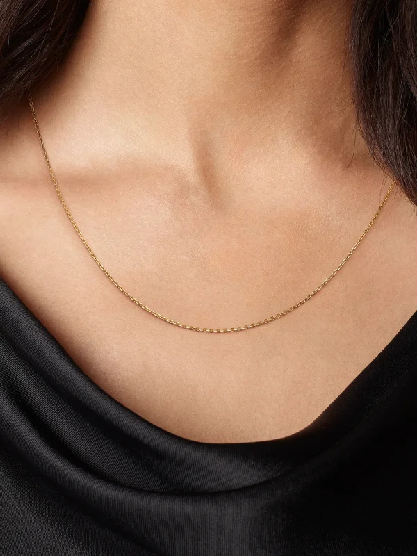(image for) Talisman PANDORA Mom Chain 352871C00 | 14k Gold Cable… - View 2