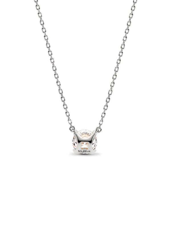 (image for) Pandora Era 14k White Gold Lab-grown Diamond Pendant Necklace - 352878C01 - View 3
