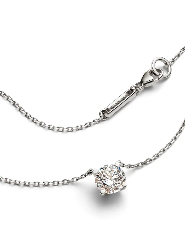 (image for) Pandora Era 14k White Gold Lab-grown Diamond Pendant Necklace - 352878C01 - View 4