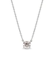 (image for) Pandora Era 14k White Gold Lab-grown Diamond Pendant Necklace - 352878C01