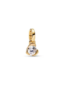 (image for) Pandora Talisman 14k Gold Lab-grown Diamond Heart Pendant - 352903C01