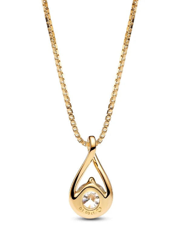 (image for) Pandora Infinite 14k Gold Lab-grown Diamond Pendant Necklace - 353223C01 - View 3