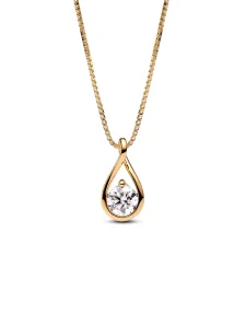 (image for) Pandora Infinite 14k Gold Lab-grown Diamond Pendant Necklace - 353223C01