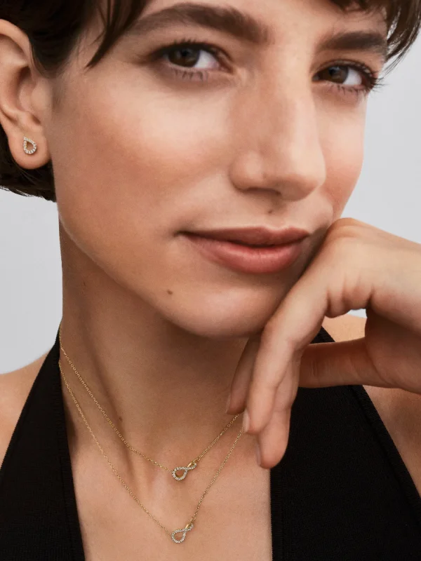 (image for) Pandora Infinite Lab-grown Diamond Pavé Pendant Necklace - 354156C01 - View 4