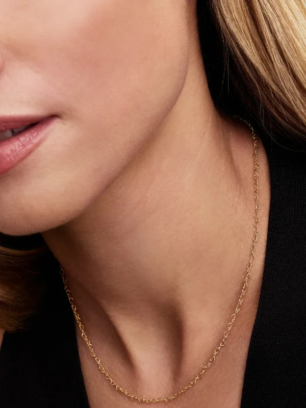 (image for) Pandora Era Linked Hearts Chain Necklace - 354449C00 - View 2