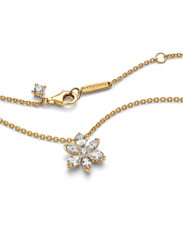 (image for) PANDORA Sparkling Herbarium Cluster Pendant Necklace… - View 6
