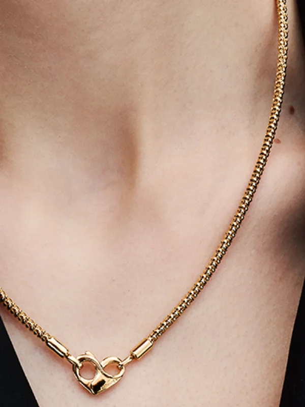 (image for) Pandora Studded Chain Necklace - 362451C00 - View 2