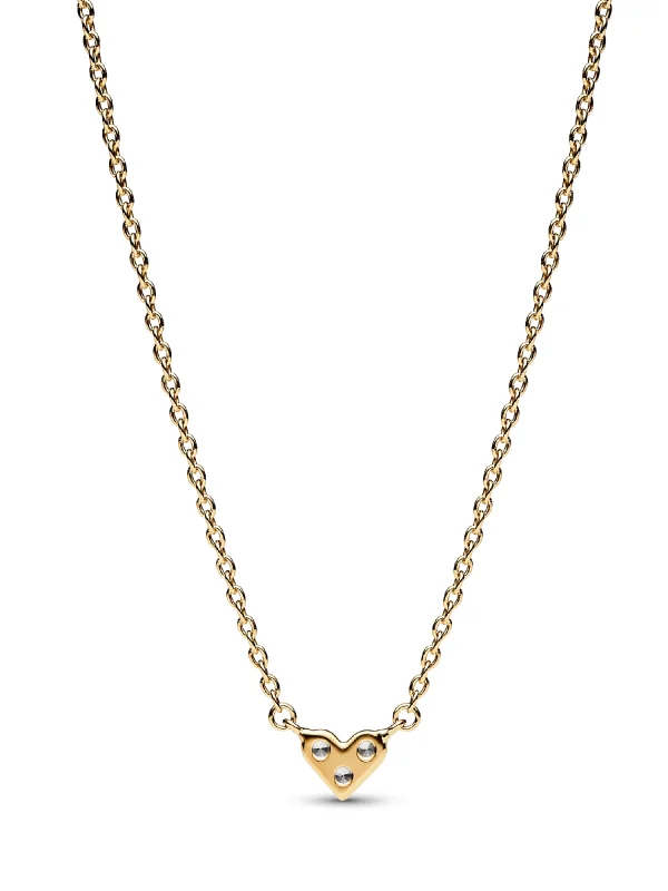 (image for) Pandora Triple Stone Heart Collier Necklace - 363014C01 - View 4