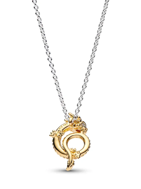 (image for) Zodiac Necklace PANDORA Dragon Collier 363070C01 Sterling… - View 4
