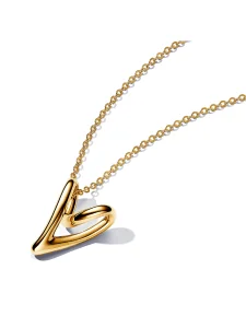 (image for) Pandora Organically Shaped Heart Pendant Necklace - 363272C00