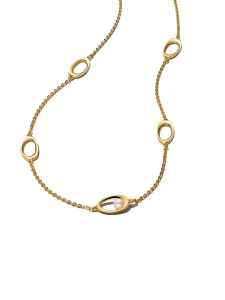 (image for) Pandora Organically Shaped Oval & Treated Freshwater Cultured Pearl Necklace - 363883C01
