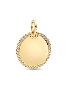 (image for) Pandora Engravable Round Tag Pendant - 364007C01