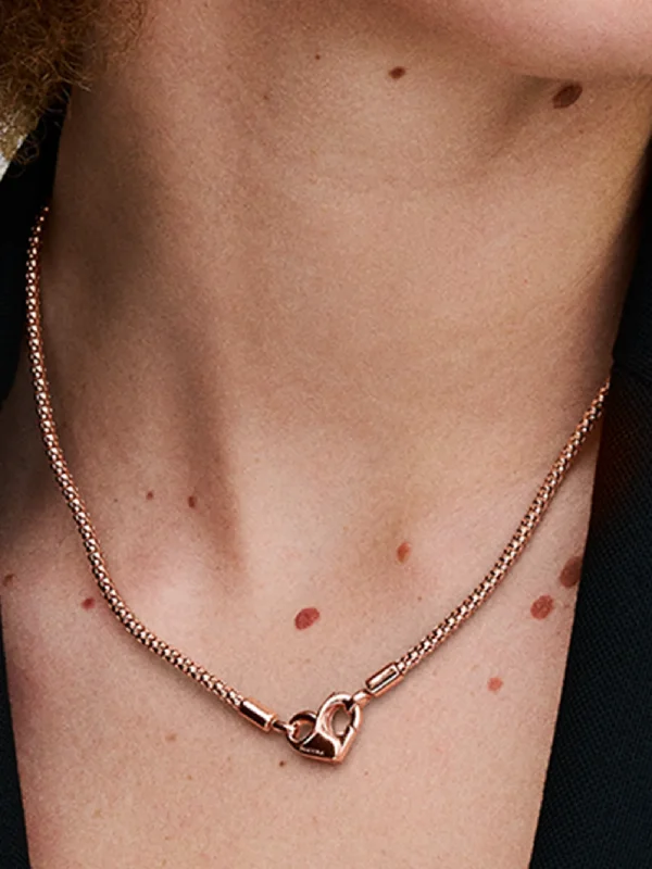 (image for) Pandora Moments Studded Chain Necklace - 382451C00 - View 2