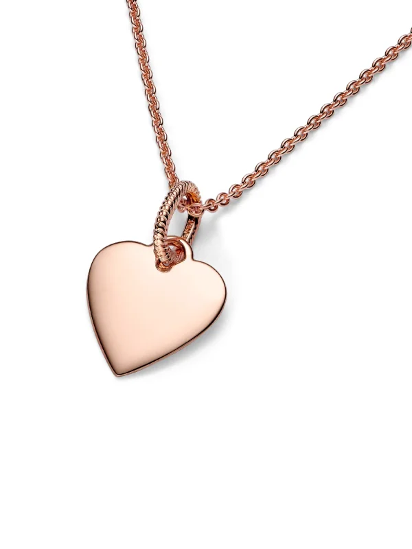 (image for) Pandora Engravable Heart Tag Pendant - 388914C00 - View 6
