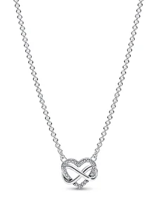 (image for) Pandora Sparkling Infinity Heart Collier Necklace - 392666C01