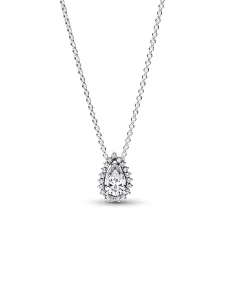 (image for) Pandora Sparkling Pear Halo Collier Necklace - 392832C01