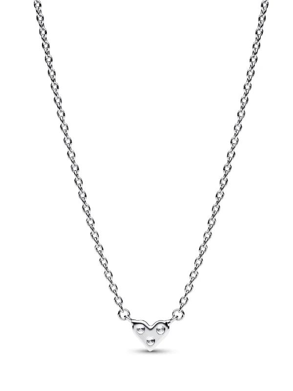 (image for) Pandora Triple Stone Heart Collier Necklace - 393014C01 - View 4