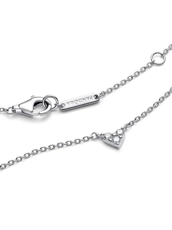 (image for) Pandora Triple Stone Heart Collier Necklace - 393014C01 - View 6