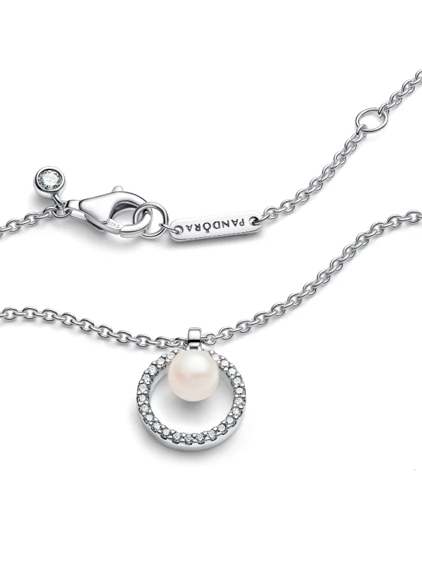 (image for) Pearl Necklace PANDORA 393165C01 Treated Freshwater… - View 5