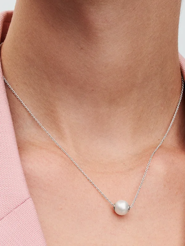 (image for) Pandora Treated Freshwater Cultured Pearl Collier Necklace - 393167C01 - View 2