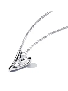 (image for) Pandora Organically Shaped Heart Pendant Necklace - 393272C00