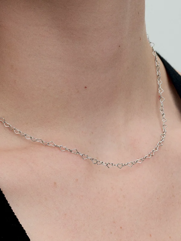 (image for) Pandora Linked Hearts Collier Necklace - 393334C00 - View 2