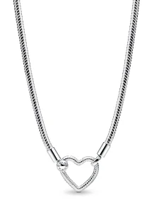 (image for) Pandora Heart Closure Snake Chain Necklace - 393377C00