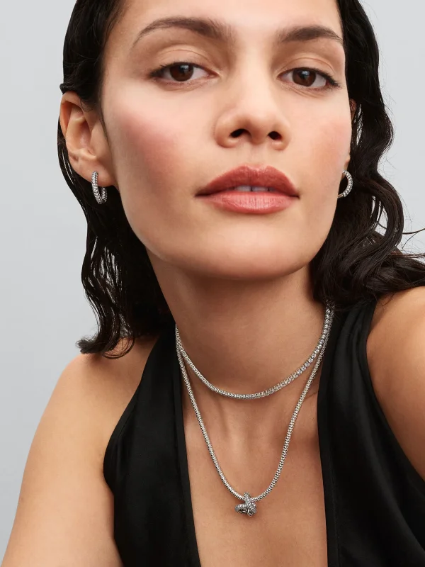 (image for) Pandora Tennis Choker Necklace - 393806C01 - View 5