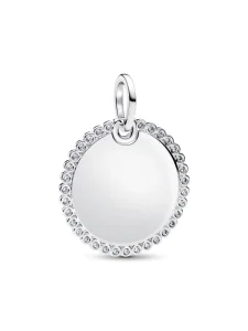(image for) Pandora Engravable Round Tag Pendant - 394007C01