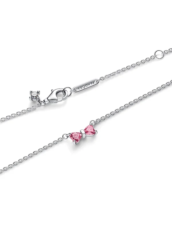 (image for) Pandora Bow Pendant Necklace - 394235C01 - View 4