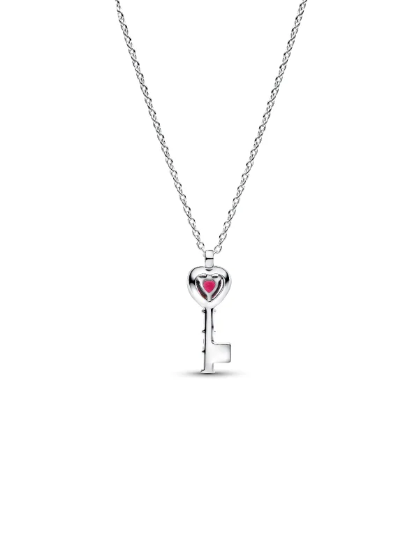 (image for) Pandora Elevated Heart Key Collier Necklace - 394392C01 - View 4