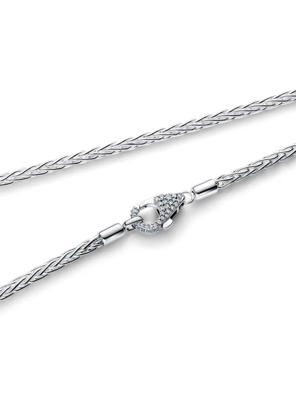 (image for) PANDORA Charm Silver Heart Keepsake PANDORA - View 5