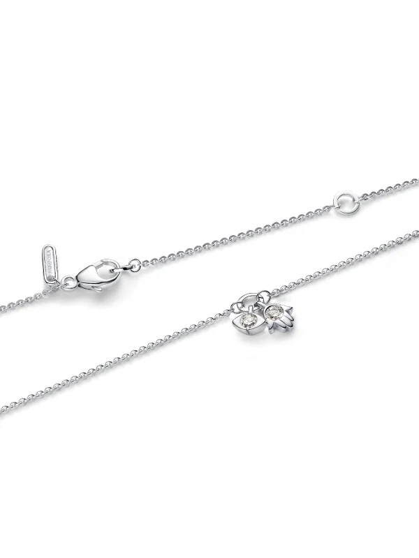 (image for) Pandora Talisman Sterling Silver Lab-Grown Diamond Evil Eye & Hamsa Hand Dangle - View 3