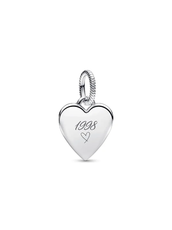 (image for) Pandora Engravable Heart Tag Pendant - 398914C00 - View 4