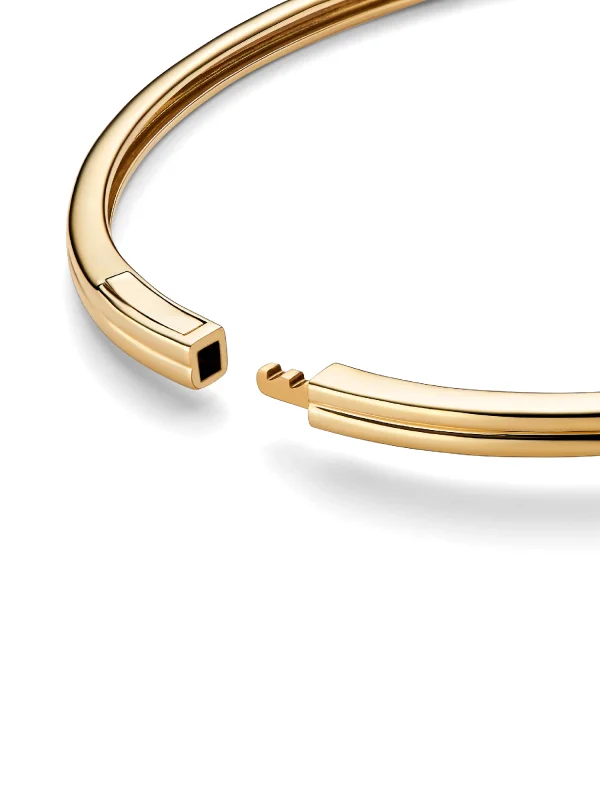 (image for) Pandora Infinite 14k Gold Lab-grown Diamond Bangle - 552114C01 - View 3