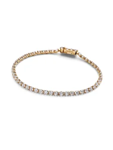 (image for) PANDORA tennis bracelet sale: Era 14k Gold Lab-grown…