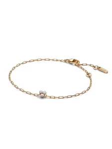 (image for) Pandora Era Bezel Lab-Grown Diamond Cluster Paperclip Chain Bracelet - 553731C01