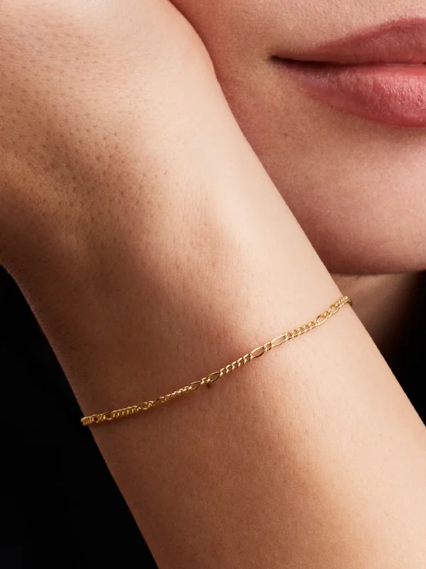 (image for) Pandora Era Figaro Chain Bracelet - 554448C00 - View 2