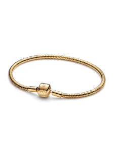 (image for) PANDORA Barrel Clasp Snake Chain Bracelet 563390C00 in 14k…